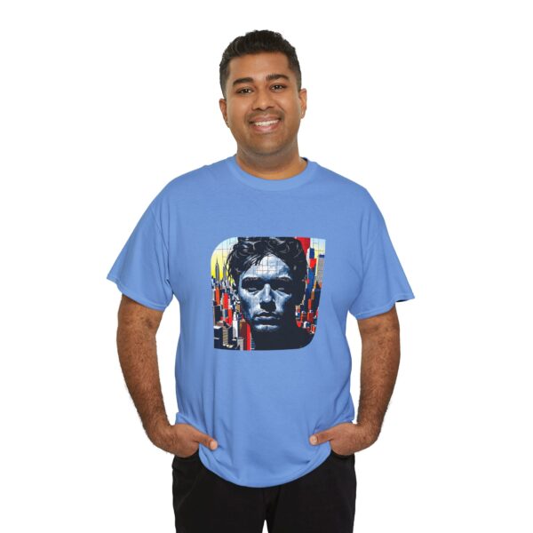 Artistic Unisex Heavy Cotton Tee - Unique Graphic Design - Image 21