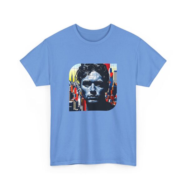Artistic Unisex Heavy Cotton Tee - Unique Graphic Design - Image 20