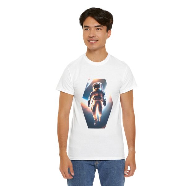 Astronaut Graphic Unisex Heavy Cotton Tee - Space Exploration Design for Space Lovers - Image 12