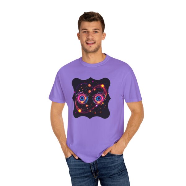 Galaxy Glasses Unisex Garment-Dyed T-Shirt - Cosmic Vibes Tee - Image 20