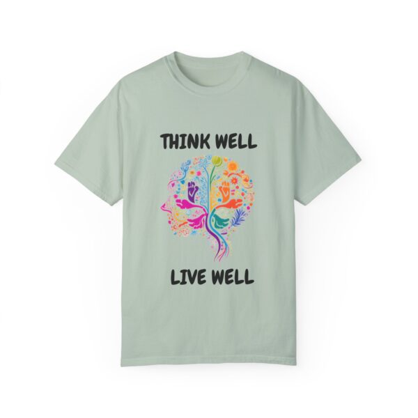 Inspirational Unisex T-Shirt – "Think Well, Live Well" - Image 12