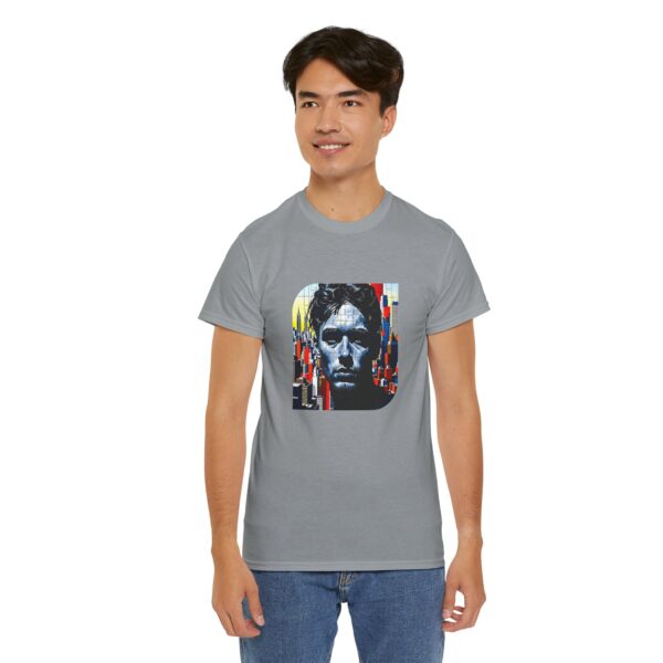 Artistic Unisex Heavy Cotton Tee - Unique Graphic Design - Image 19