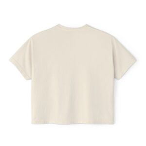 Vintage Rose Women’s Boxy Tee – Casual Floral Graphic T-Shirt