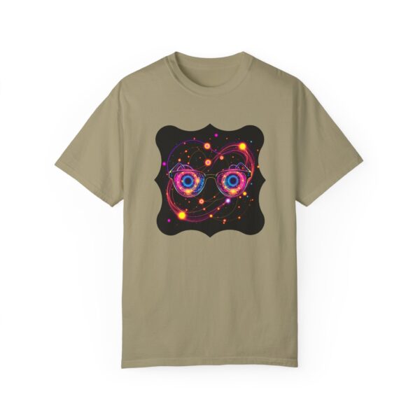 Galaxy Glasses Unisex Garment-Dyed T-Shirt - Cosmic Vibes Tee - Image 5