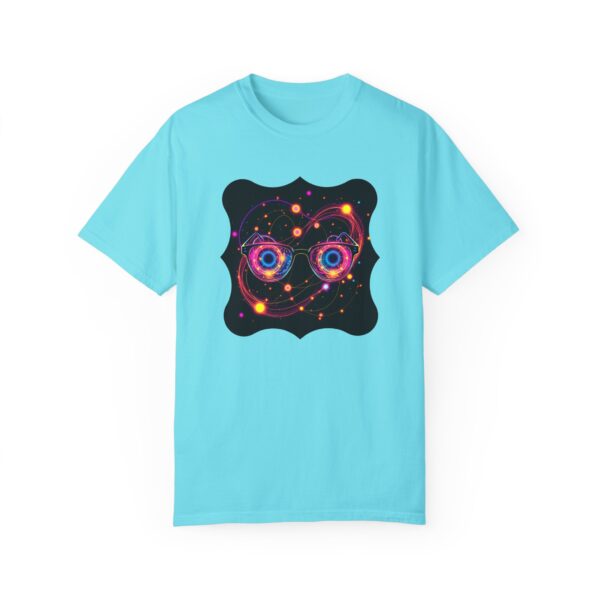 Galaxy Glasses Unisex Garment-Dyed T-Shirt - Cosmic Vibes Tee - Image 9