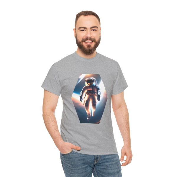 Astronaut Graphic Unisex Heavy Cotton Tee - Space Exploration Design for Space Lovers - Image 31