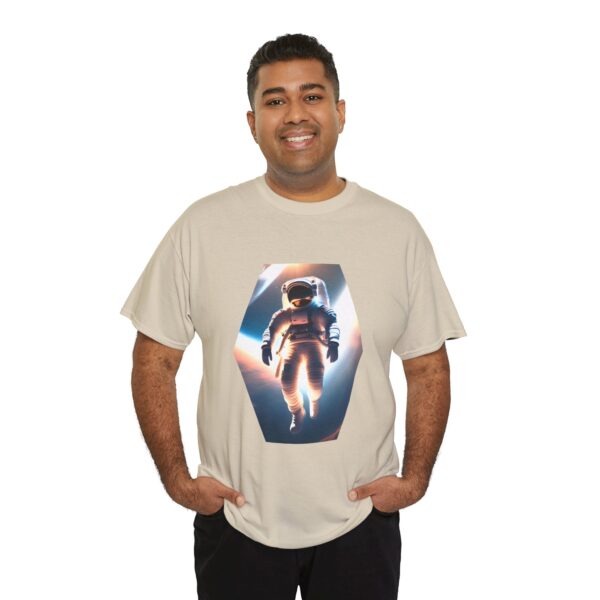 Astronaut Graphic Unisex Heavy Cotton Tee - Space Exploration Design for Space Lovers - Image 21