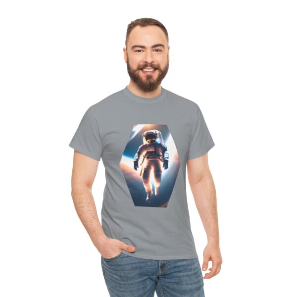 Astronaut Graphic Unisex Heavy Cotton Tee - Space Exploration Design for Space Lovers - Image 39