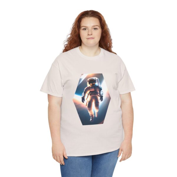 Astronaut Graphic Unisex Heavy Cotton Tee - Space Exploration Design for Space Lovers - Image 24
