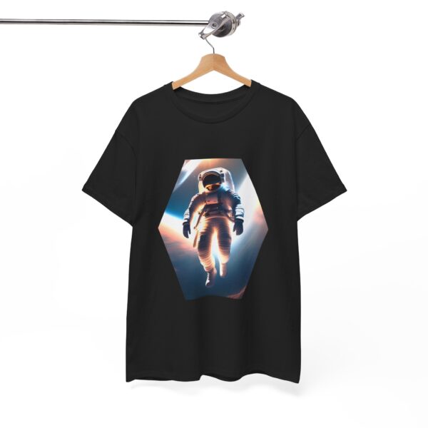 Astronaut Graphic Unisex Heavy Cotton Tee - Space Exploration Design for Space Lovers - Image 3