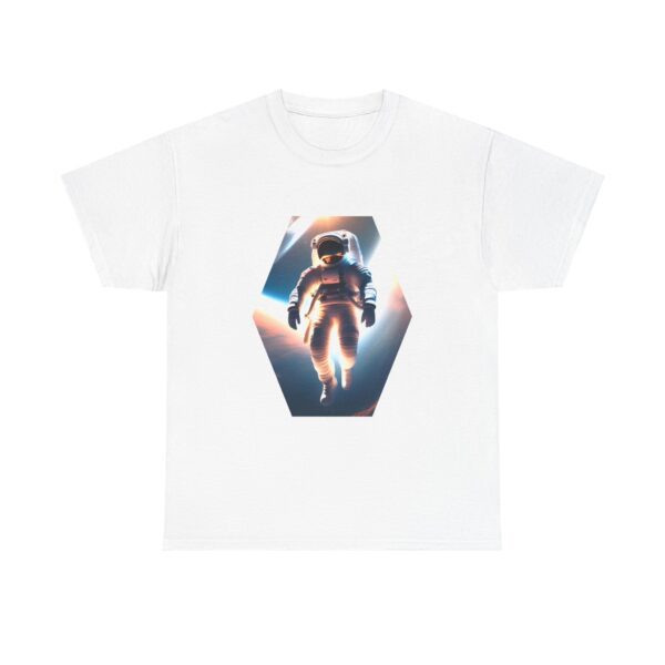 Astronaut Graphic Unisex Heavy Cotton Tee - Space Exploration Design for Space Lovers - Image 8