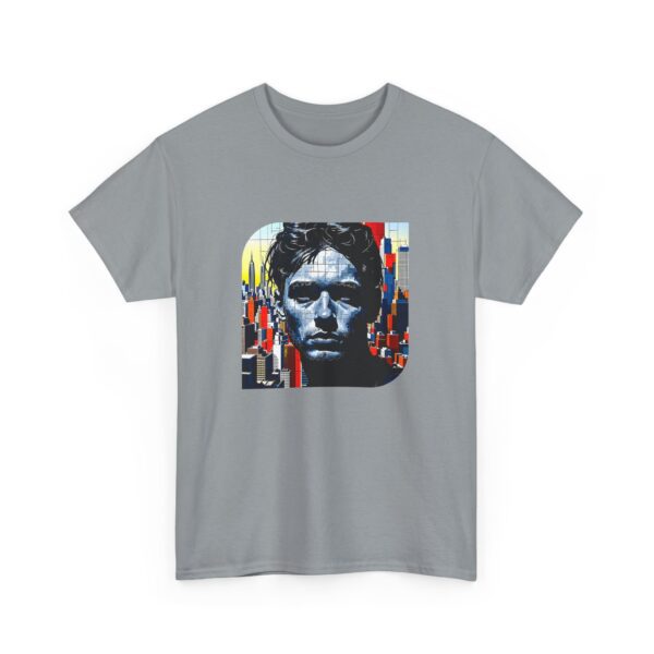 Artistic Unisex Heavy Cotton Tee - Unique Graphic Design - Image 18