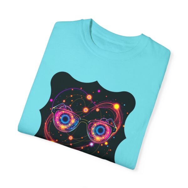 Galaxy Glasses Unisex Garment-Dyed T-Shirt - Cosmic Vibes Tee - Image 11
