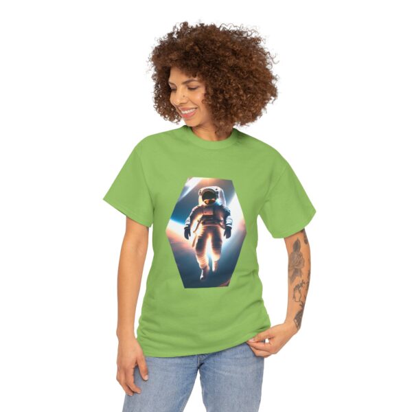 Astronaut Graphic Unisex Heavy Cotton Tee - Space Exploration Design for Space Lovers - Image 36