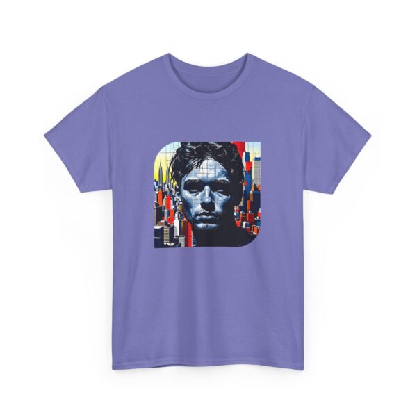 Artistic Unisex Heavy Cotton Tee - Unique Graphic Design - Image 22