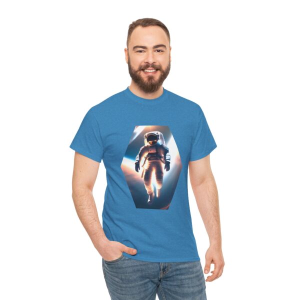 Astronaut Graphic Unisex Heavy Cotton Tee - Space Exploration Design for Space Lovers - Image 43
