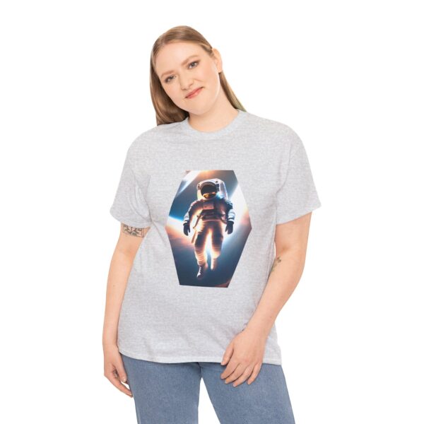 Astronaut Graphic Unisex Heavy Cotton Tee - Space Exploration Design for Space Lovers - Image 17
