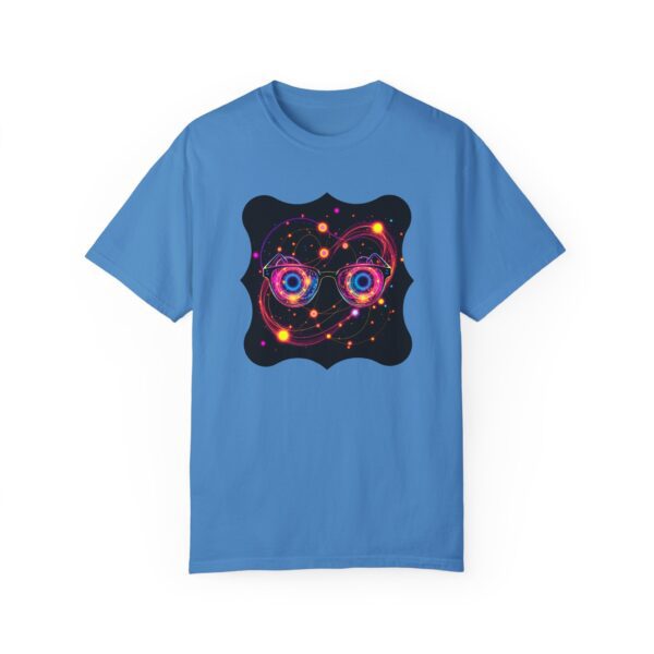 Galaxy Glasses Unisex Garment-Dyed T-Shirt - Cosmic Vibes Tee - Image 13
