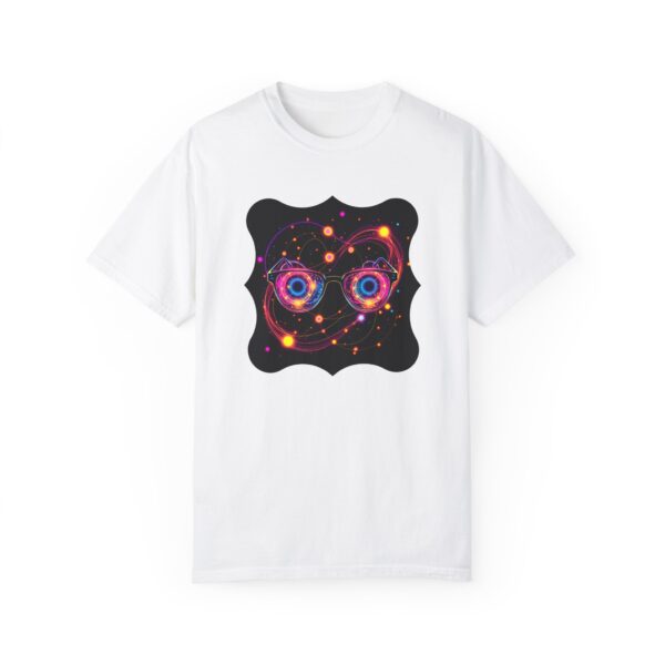 Galaxy Glasses Unisex Garment-Dyed T-Shirt - Cosmic Vibes Tee