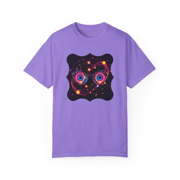 Galaxy Glasses Unisex Garment-Dyed T-Shirt - Cosmic Vibes Tee - Image 17