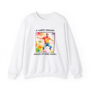 A Happy Person Crewneck Sweatshirt – Unisex Heavy Blend™ for Joyful Vibes