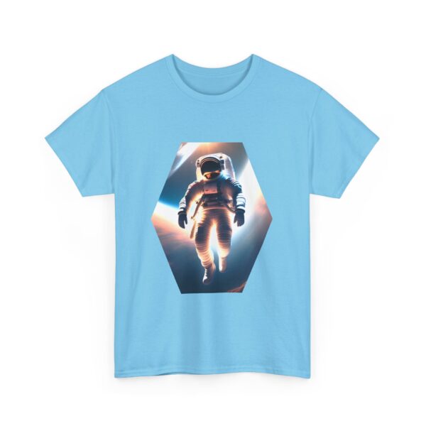 Astronaut Graphic Unisex Heavy Cotton Tee - Space Exploration Design for Space Lovers - Image 5