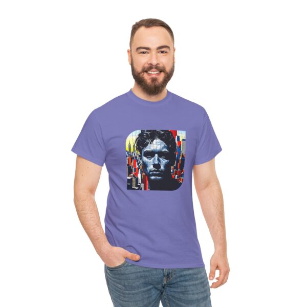Artistic Unisex Heavy Cotton Tee - Unique Graphic Design - Image 23