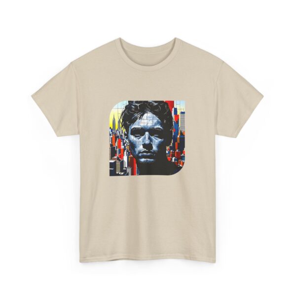 Artistic Unisex Heavy Cotton Tee - Unique Graphic Design - Image 26