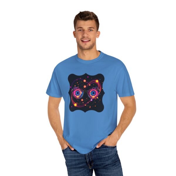 Galaxy Glasses Unisex Garment-Dyed T-Shirt - Cosmic Vibes Tee - Image 16