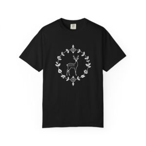 Compass Design Garment-Dyed Unisex T-Shirt – Adventure Apparel, Travel Tee, Casual Wear, Gift for Explorers, Outdoor Enthusiasts