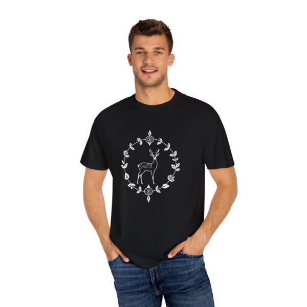 Compass Design Garment-Dyed Unisex T-Shirt - Adventure Apparel, Travel Tee, Casual Wear, Gift for Explorers, Outdoor Enthusiasts - Image 4