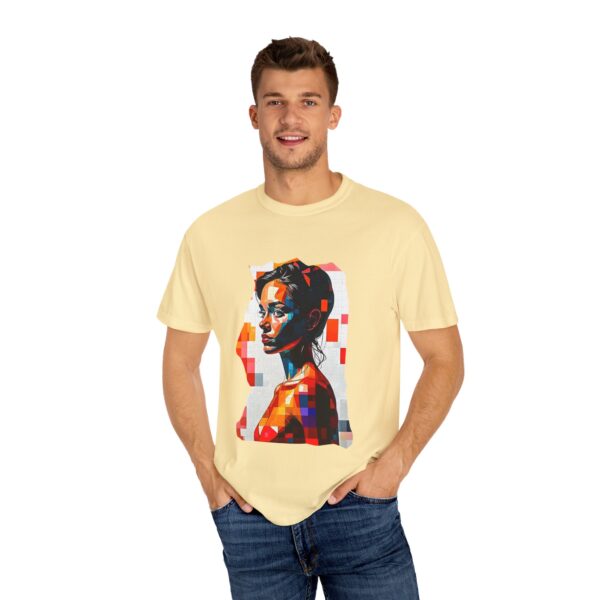 Attractive Contemplative Look T-Shirt | Young Woman Portrait - Image 16