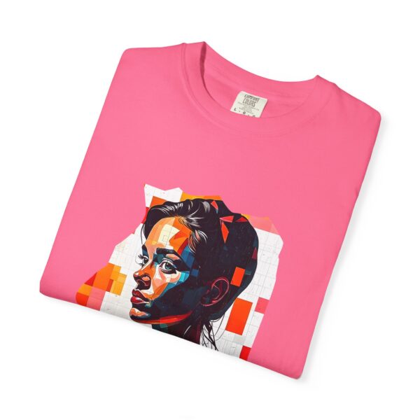 Attractive Contemplative Look T-Shirt | Young Woman Portrait - Image 51