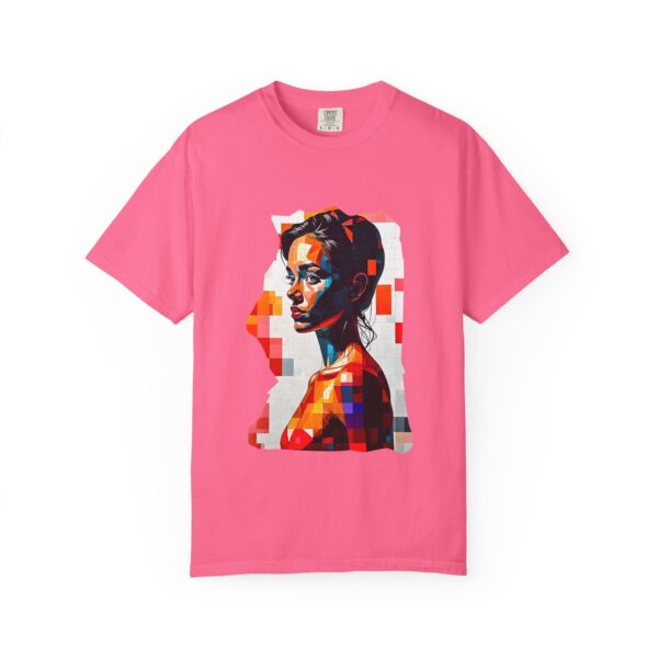 Attractive Contemplative Look T-Shirt | Young Woman Portrait - Image 49