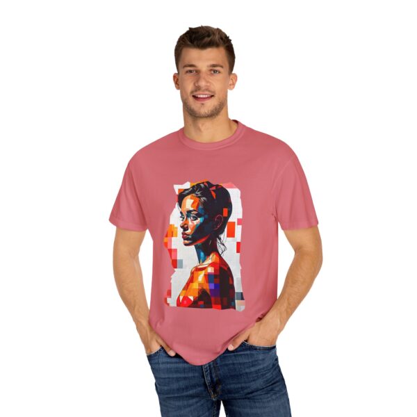 Attractive Contemplative Look T-Shirt | Young Woman Portrait - Image 56