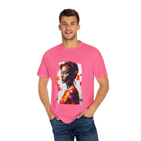 Attractive Contemplative Look T-Shirt | Young Woman Portrait - Image 52
