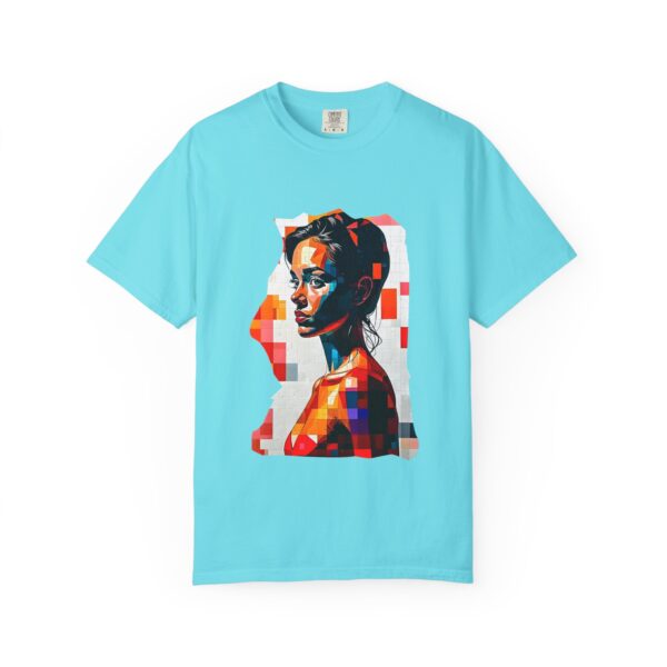 Attractive Contemplative Look T-Shirt | Young Woman Portrait - Image 25