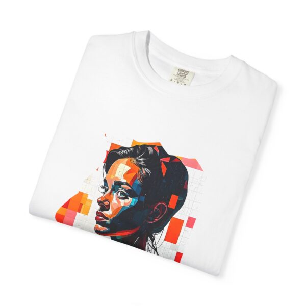 Attractive Contemplative Look T-Shirt | Young Woman Portrait - Image 3