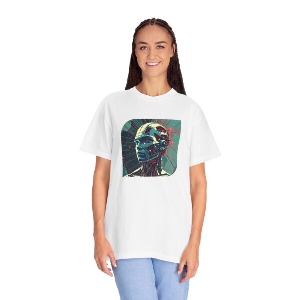 Futuristic Graphic T-Shirt, Unisex Tee for Tech Lovers, Casual Outfit, AI Enthusiast Gift, Unique Graphic Tees - Image 8