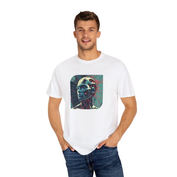 Futuristic Graphic T-Shirt, Unisex Tee for Tech Lovers, Casual Outfit, AI Enthusiast Gift, Unique Graphic Tees - Image 7