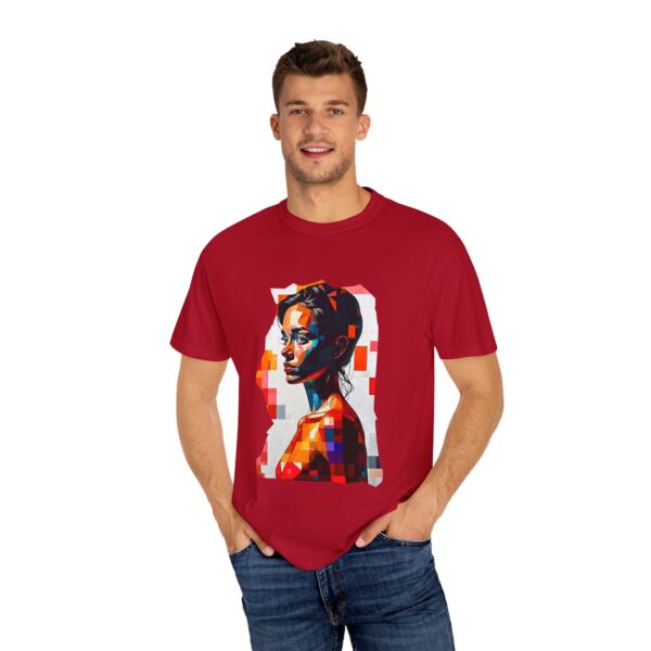 Attractive Contemplative Look T-Shirt | Young Woman Portrait - Image 60
