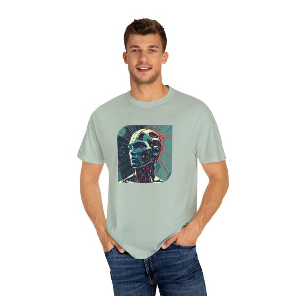 Futuristic Graphic T-Shirt, Unisex Tee for Tech Lovers, Casual Outfit, AI Enthusiast Gift, Unique Graphic Tees - Image 4
