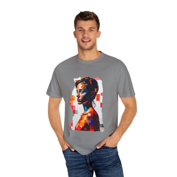 Attractive Contemplative Look T-Shirt | Young Woman Portrait - Image 32