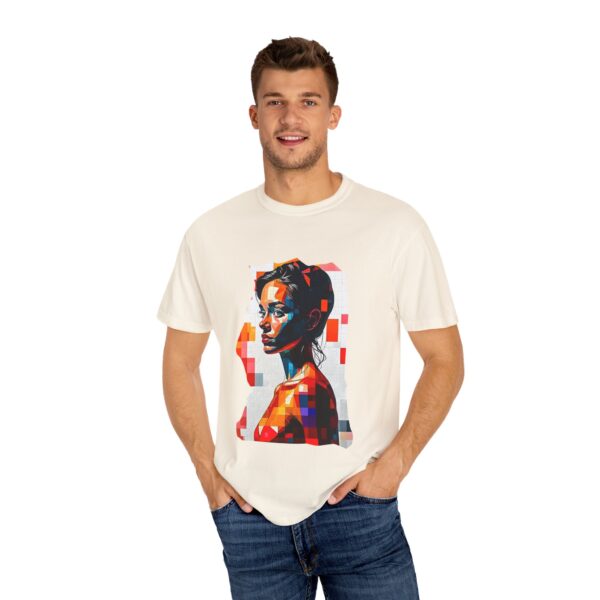 Attractive Contemplative Look T-Shirt | Young Woman Portrait - Image 12
