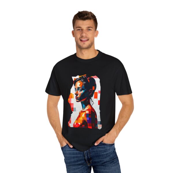 Attractive Contemplative Look T-Shirt | Young Woman Portrait - Image 40