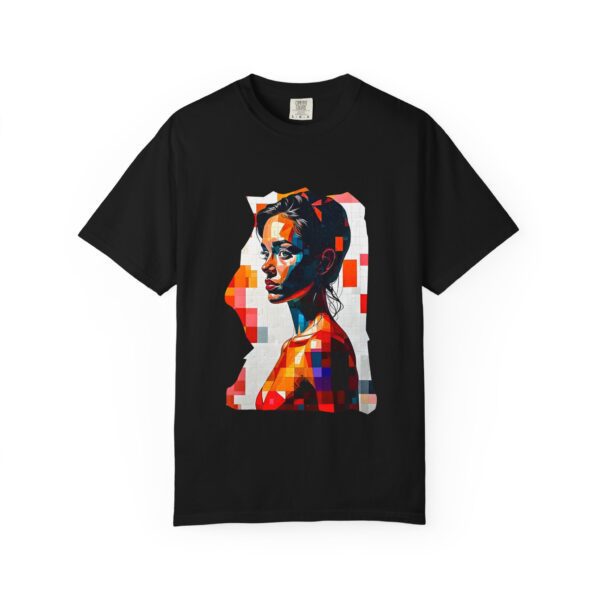 Attractive Contemplative Look T-Shirt | Young Woman Portrait - Image 37