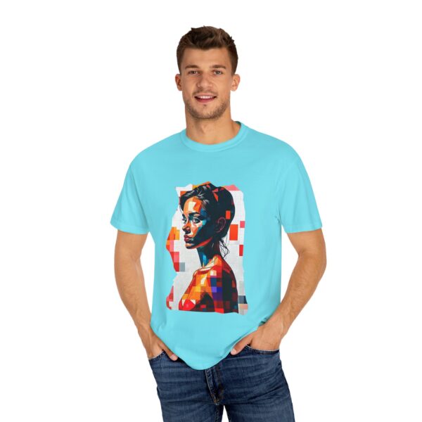 Attractive Contemplative Look T-Shirt | Young Woman Portrait - Image 28