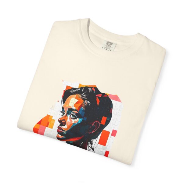 Attractive Contemplative Look T-Shirt | Young Woman Portrait - Image 11